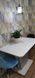Розкладний стіл COSMO Intarsio 110(145)x68 Біла Аляска РЕ / Індастріал Сірий