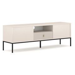 ТВ Тумба MEBEL ELITE MARCOS 154 Кашемир реальная фотография