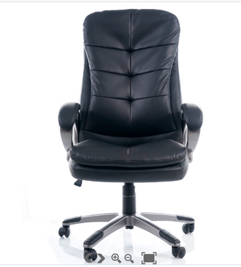 Офисное кресло Q-270 Signal Черный реальная фотография