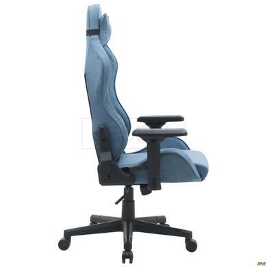 Кресло VR Racer Textile Maximus ткань синяя/черный