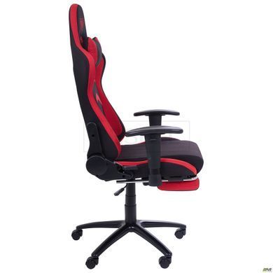 Крісло VR Racer Textile Craft чорний/червоний