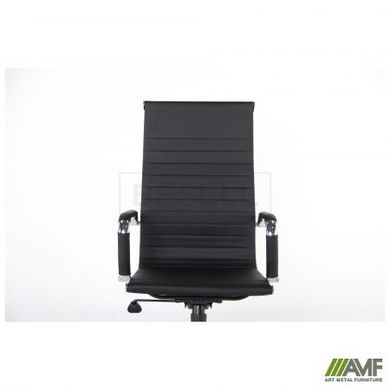 Комп'ютерне крісло Slim HB AMF Чорний N-20 жива фотографія