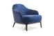 Кресло ELIOT Bonsso Синий реальная фотография