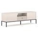 ТВ Тумба MEBEL ELITE MARCOS 154 Кашемир реальная фотография