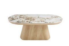 Столик журнальний CT ROYAL 120 Wood  Bjorn 120x60 Pandora Glossy жива фотографія