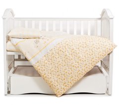 Переменная постель 3 эл Twins Comfort Зайчики с полосками желтый реальная фотография