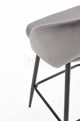 Полубарный стул H-96 Halmar Серый реальная фотография