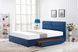 Ліжко MERIDA Halmar 160x200 Блакитний