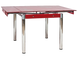 Стол Стеклянный GD-082 Signal 80(131)x80 Красный
