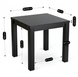 Стіл розкладний MEBEL ELITE MAX 80(160)х80 см Чорний