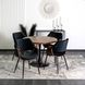 Стул DAKOTA Velvet Mebel Elite черный / ореховый