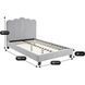 Кровать CRATER Mebel Elite 120x200 Букле Серый