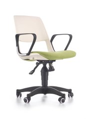 Комп'ютерне крісло JUMBO Нalmar Біло-зелений жива фотографія