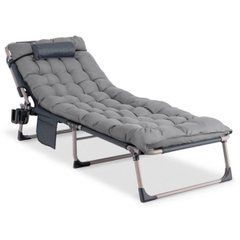 Шезлонг  Garden Lodge  SATURN&nbsp;Mebel Elite  Grey жива фотографія