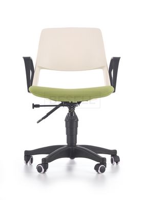 Комп'ютерне крісло JUMBO Нalmar Біло-зелений жива фотографія