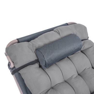 Шезлонг Garden Lodge  SATURN&nbsp;Mebel Elite Grey реальная фотография