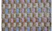 Безворсовый Ковер Chess Arhome с принтом прямоугольники 160х230 Натуральный/Розовый