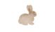 Пушистый Ковер Rabbit Arhome в форме кролика Lovely Kids 80х90 Крем