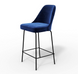 Полубарный стул BERLIN M bar Bonsso Синий / Металл реальная фотография