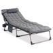 Шезлонг Garden Lodge  SATURN&nbsp;Mebel Elite Grey