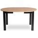 Стіл розкладний MEBEL ELITE HARRY 102(142)х102 см дуб крафт/чорний