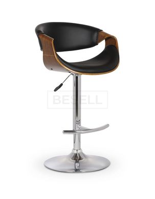 Барный стул H-100 Halmar Орех / Черный реальная фотография