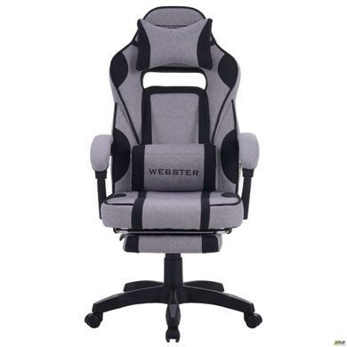 Кресло геймерское VR Racer Textile Webster Cерый/черный