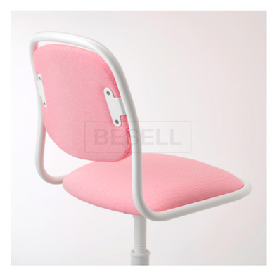 Комп'ютерне крісло ÖRFJÄLL IKEA Рожевий/Білий жива фотографія