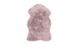 Пушистый Ковер-шкурка Rabbit Arhome Овчина 60х90 Розовый реальная фотография