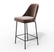 Полубарный стул BERLIN M bar Bonsso Коричневый / Металл реальная фотография