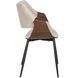 Стул DAKOTA Velvet Mebel Elite бежевый / ореховый