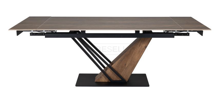 Стол GENESIS LEGNO Signal 160(220)*90 дуб/черный/дуб реальная фотография