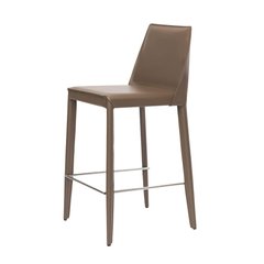 Полубарный стул MARCO Concepto Серо-Коричневый реальная фотография