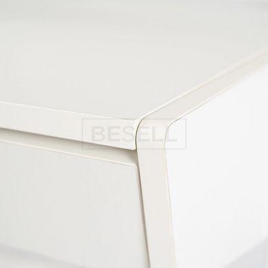 Письмовий стіл MEBEL ELITE PERI 77 см Білий жива фотографія