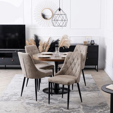 Стілець MEBEL ELITE CORK 2 Бежевий жива фотографія