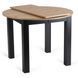 Стіл розкладний MEBEL ELITE HARRY 102(142)х102 см Дуб артизан/Чорний