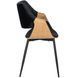 Стул DAKOTA Velvet Mebel Elite , Черный / Золотой дуб