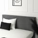 Кровать двуспальная бархатная MEBEL ELITE MELIA Velvet 160x200 Серый