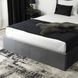 Кровать двуспальная бархатная MEBEL ELITE MELIA Velvet 160x200 Серый