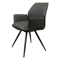 Кресло поворотное GALAXY Concepto Угольный Серый реальная фотография