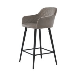 Полубарный стул ANTIBА Concepto Серый реальная фотография