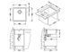 Кухонная мойка KOMBINO 30 Alveus 40x40x19,5 Полированная NEW