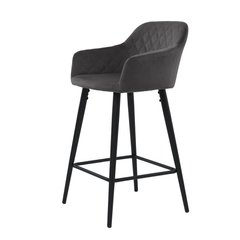 Полубарный стул ANTIBА Concepto Темно-серый реальная фотография