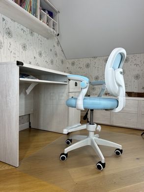 Крісло обертове дитяче OC-939 Perfect Home Україна Блакитний жива фотографія