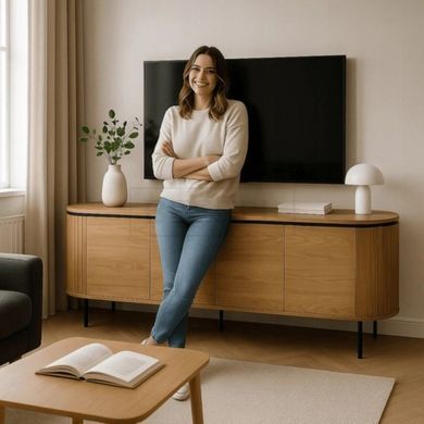 Комод BECK  Mebel Elite 200 Дуб жива фотографія