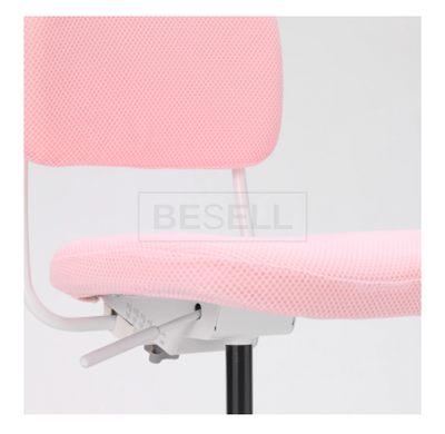 Компьютерное кресло VIMUND IKEA Розовый/Белый реальная фотография