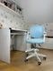 Крісло обертове дитяче OC-939 Perfect Home Україна Блакитний
