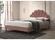 Кровать SANTANA Velvet Signal 160x200 Розовый реальная фотография