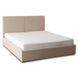 Кровать MARSYLIA Mebel Elite 140х200 вельветовая бежевая с контейнером