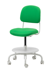 Комп'ютерне крісло ÖRFJÄLL IKEA Зелений/Білий жива фотографія